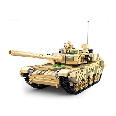 Immagine di Sluban Model Bricks 99A Mano Battle Tank 2In 1 893pcs, M38 B0790, Multicolore