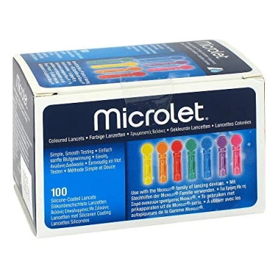 Immagine di Microlet colorate, 100 pezzi