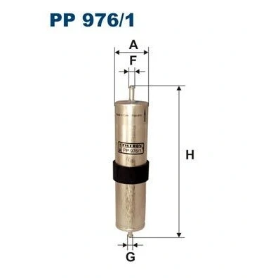 Immagine di FILTRON PP 976/1 Filtro Carburante per condotti/circuiti 8 MINI: Hatchback, BMW: X5