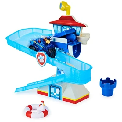 Immagine di PAW PATROL Adventure bay Set da Gioco per Vasca Bagno con Veicolo di Chase Luminoso, Giocattolo Bambini dai 3 Anni in su