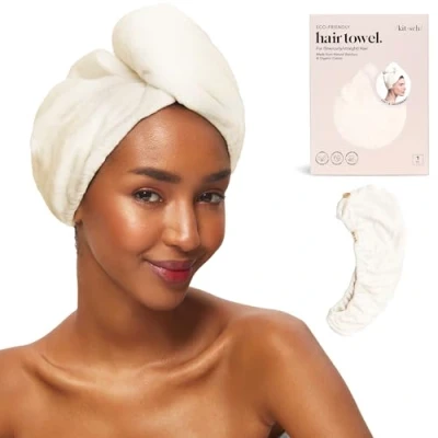 Immagine di Kitsch asciugamano per capelli in microfibra, ad asciugatura rapida, bagnati, microfibra capelli, asciugare i asciugamani da donna,