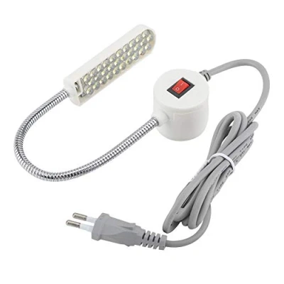 Immagine di Jadeshay Luce per Cucire Lampada Macchina da a LED 30LED Lavoro Multifunzionale con Base Magnetica torni, Trapani e Cucire(EU Plug 220V)
