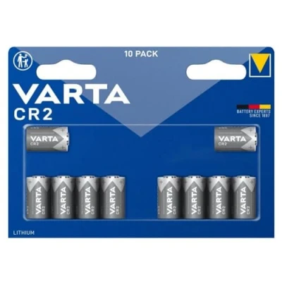 Immagine di Varta LITHIUM Cylindr. CR2 Blli10 Batteria per fotocamera CR 2 Litio 880 mAh 3 V 10 pz.