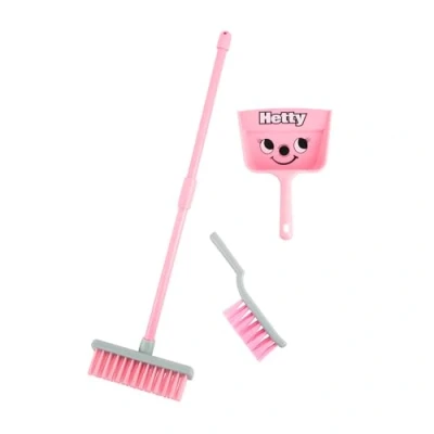 Immagine di Casdon Set scope Hetty Giocattoli colorati per le pulizie bambini dai 3+ Incoraggia l&#039;apprendimento e il gioco di ruolo Scopa, spazzolone paletta inclusi!