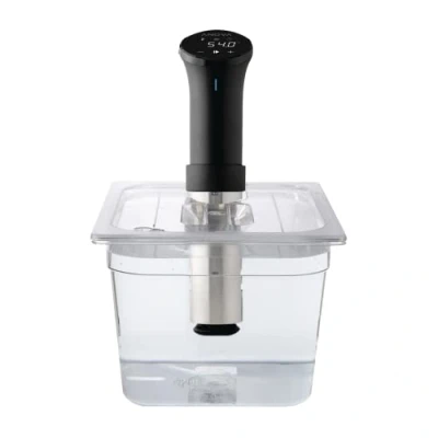 Immagine di Sous Vide Tools Contenitore in Policarbonato Trasparente da 11.6 Litri, Coperchio Tagliato su Misura per Adattarsi al Circolatore Termico Anova Nano Cooker, Senza Bpa, Antiaderente