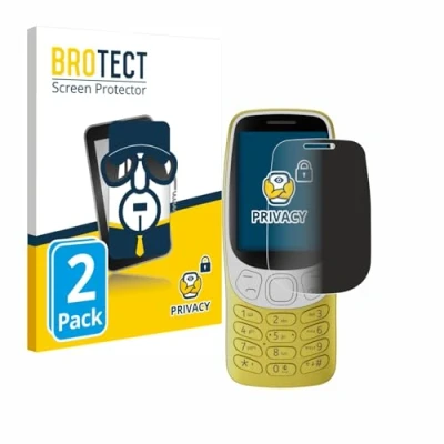 Immagine di brotect (2 Pezzi Pellicola Privacy per Nokia 3210 [Anti Spy, Protettiva Chiara, Blue Light Filter]