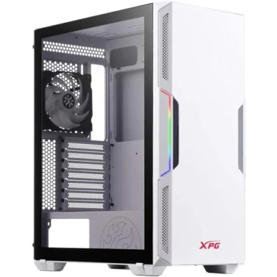 Immagine di ADATA XPG STARKER Mid Tower PC Chassis, ATX/Micro ATX, Mini ITX, Compact Size, Tempered Glass Side Panel, I/O USB 3.0 Port, White