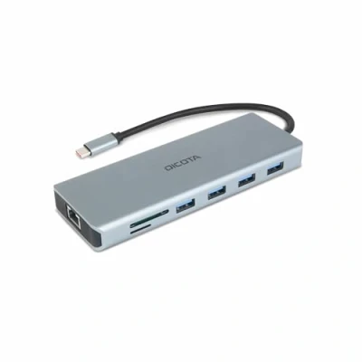 Immagine di Dicota Docking station USB C® Adatto per marchio: universale lettore di schede integrato, Alimentazione