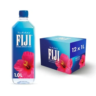 Immagine di FIJI Natural Artesian Water, 33 Ounce Bottles (Pack of 12)