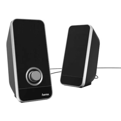 Immagine di Hama 2.0 Altoparlante per PC Cablato 6 W Nero, Argento
