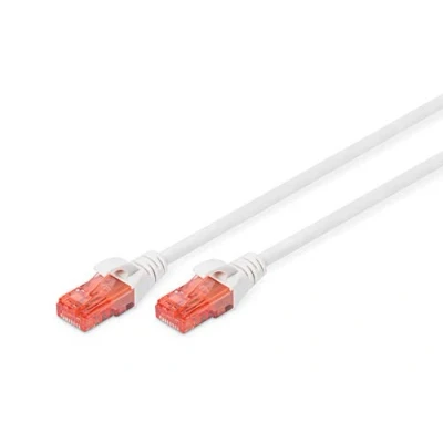 Immagine di Digitus DK1617100WH Cavo Rete, Cat 6 10 m, patch U UTP LSZH