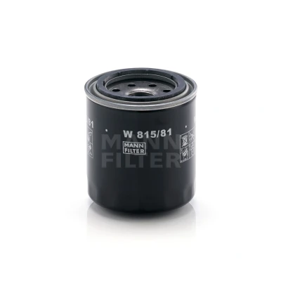 Immagine di MANN FILTER W 815/81 Filtro olio M 22 X 1.5 con una valvola blocco arretramento ad avvitamento ROVER: 200 Sedan, HONDA: PRELUDE 1 Coupe