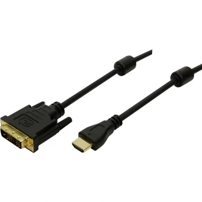 Immagine di LogiLink HDMI / DVI Cavo adattatore Spina A, D 18+1pol. 3.00 m Nero CH0013