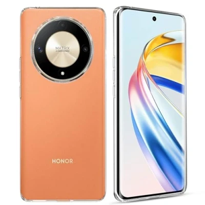 Immagine di FDHYFGDY Cover per Honor Magic 6 Lite Custodia, Custodia Protettiva in Silicone Antiurto Trasparente, Paraurti TPU Trasparente Sottile e Morbida