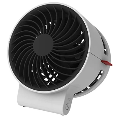 Immagine di Boneco ventilatore Air Shower F50 mobile con connessione USB C e moderno pannello di controllo touch, bianco