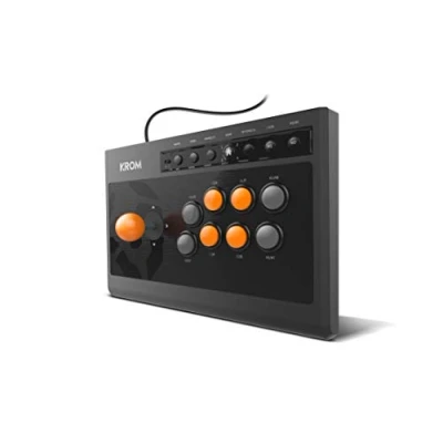 Immagine di KROM Game controller KUMITE NXKROMKMT Gamepad Arcade multipiattaforma, Fighting Stick, compatibile PC, PS3, PS4 è XBOX One, Nero