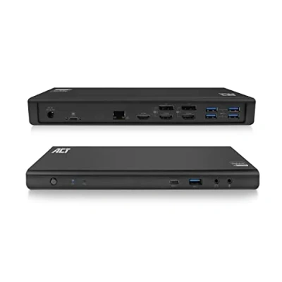 Immagine di ACT AC7048 USB C Triple 4K HDMI docking station multiporta 100W