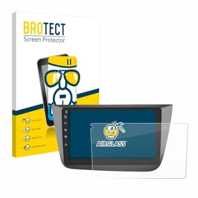 Immagine di brotect Pellicola Protettiva Vetro per Topway Android CarPlay (9&quot;) Protezione Schermo [Durezza Estrema 9H, Chiaro]