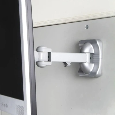 Immagine di Value 1 parte Supporto a muro per monitor Grigio Inclinabile