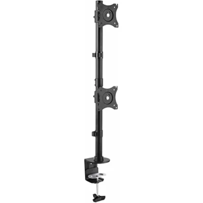 Immagine di StarTech.com Supporto Verticale da Scrivania per 2 Monitor VESA Base Regolabile schermi fino a 27&quot; in accaio robusto
