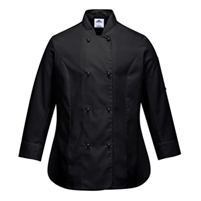 Immagine di Rachel Chef Jacket Color: Black Talla: Large