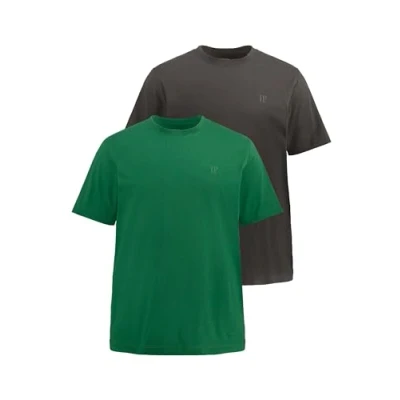 Immagine di JP1880 Doppelpack Rundhals Bequeme Passform Tshirt basic, Uomo, Taglia: 5XL, Smaragdgrün