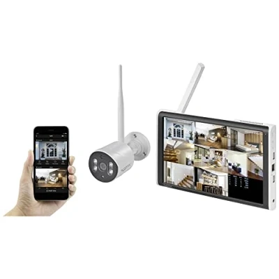 Immagine di Sygonix SY 5046554 senza fili Kit videocamere sorveglianza 8 canali con 1 camera 1920 x 1080 Pixel 2.4 GHz