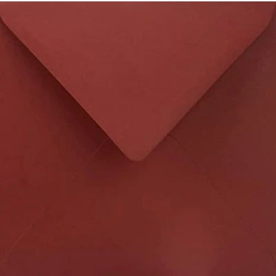 Immagine di Netuno 25 buste colorate quadrate rosso scuro 153 x mm 115g Sirio Color Cherry lettere eleganti lettera rosse per biglietti partecipazioni inviti Natale matrimonio red envelope