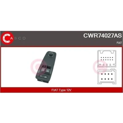 Immagine di CASCO CWR74027AS Interruttore, Alzacristallo lato conducente FIAT: Ducato III Bus, Van, Camion pianale / Telaio
