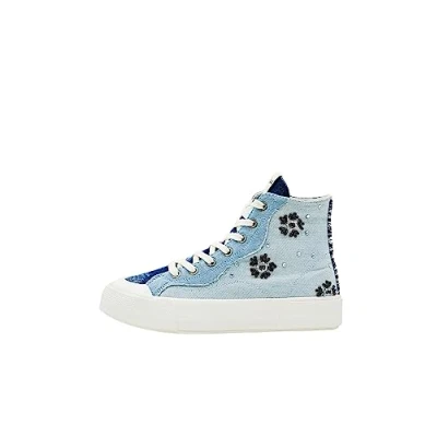 Immagine di Desigual Sneakers alte, Donna, Taglia: 37, Blue Cotone / viscosa