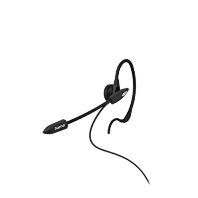 Immagine di Hama In Ear Headset Telefono Cuffie via cavo Mono Nero regolazione del volume, Muto
