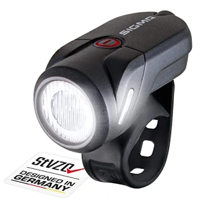 Immagine di Sigma Fanale anteriore AURA 35 LED (monocolore) a batteria ricaricabile Nero