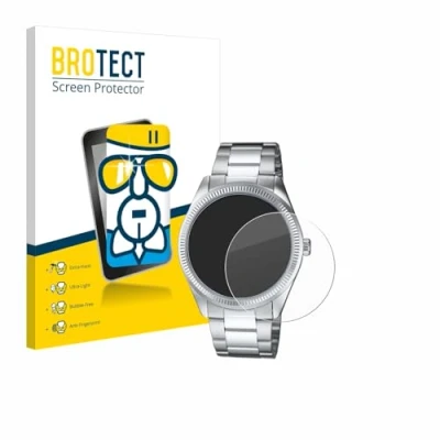 Immagine di brotect Pellicola Protettiva Vetro per Casio MTP 1302PD Protezione Schermo [Durezza Estrema 9H, Chiaro]