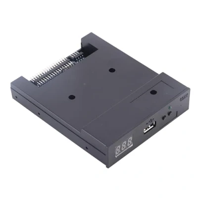 Immagine di Updated Version USB Floppy Drive emulatore per istituzione elettronico Nero
