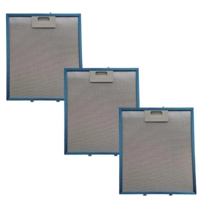 Immagine di DL SERVICE Filtro Antigrasso per Cappa Cucina 3 Filtri in alluminio compatibile con modello Elica coperchio Misure 26,7x30,5x0,9cm