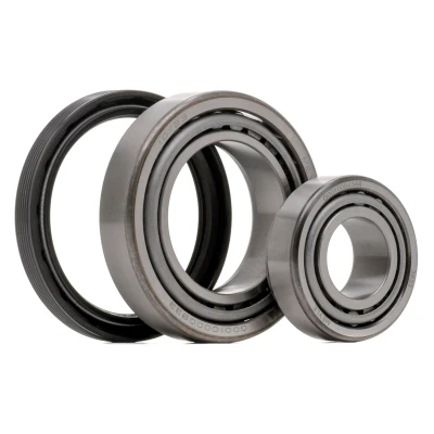 Immagine di MEYLE 100 098 0029/S Kit Cuscinetto ruota Assale anteriore bilaterale con materiale di montaggio ORIGINAL Quality 45,2 a rulli conici