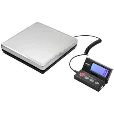 Immagine di VOLTCRAFT PLS 205S Bilancia a piattaforma Portata max. 50 kg Risoluzione 1 g rete elettrica, batteria acciaio inox
