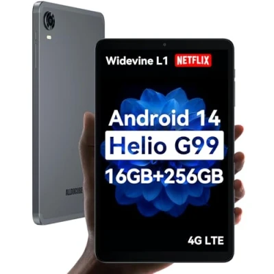 Immagine di ALLDOCUBE iPlay60 Mini Pro 8.4&quot; Android 14 Tablet, CPU Helio G99 16+256GB (512GB TF), 1920x1200 FHD Widevine L1 6050 mAh 5MP/13MP 4G LTE altoparlante stereo riconoscimento facciale giroscopio a 6 assi