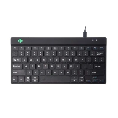 Immagine di R GO Tools Compact Break Cablato Tastiera US internazionale, QWERTY Nero Ergonomico