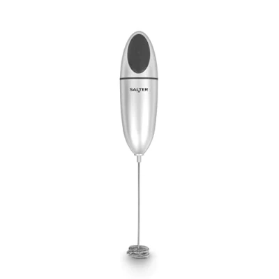 Immagine di Salter 546 SVXR montalatte elettrico con frusta a doppia serpentina, leggero e portatile frullino immersione, latte caldo freddo, Crea frappè, cioccolate calde caffè, up to 15,000rpm
