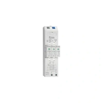 Immagine di Finder 7P.04.8.255.Z012 Scaricatore di sovratensioni 20 kA 1 pz.