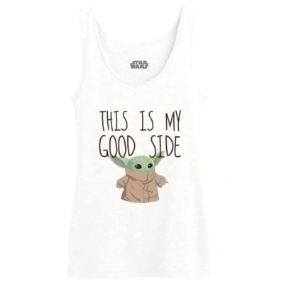 Immagine di Star Wars Woswmantk005 Canotta Donna, Bianco, XS