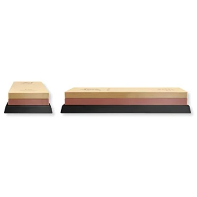 Immagine di KAI Shun Pietra per affilare combinata, grana: 1000/4000 Affilacoltelli giapponese rifinitura e lucidatura 1000 4000 coltelli Whetstone Dimensioni: 21 x 7 3 cm