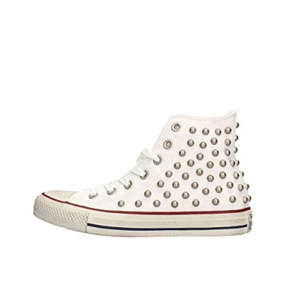 Immagine di CONVERSE CTAS DISTRESSED HI SCARPE SPORTIVE BORCHIE BIANCHE Bianco 37 EU