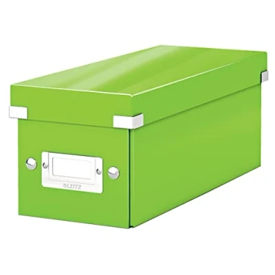 Immagine di Leitz Click &amp; Store WOW Scatola Archivio CD, per e Organizzazione di Adatta a Casa Ufficio, Verde, 60410054