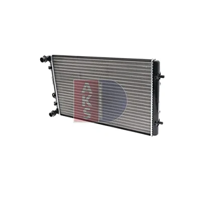 Immagine di AKS DASIS 480019N Radiatore motore 650 415 30 Alette di raffreddamento montate meccanicamente VOLKSWAGEN: Golf 4, 3, 4 Variant