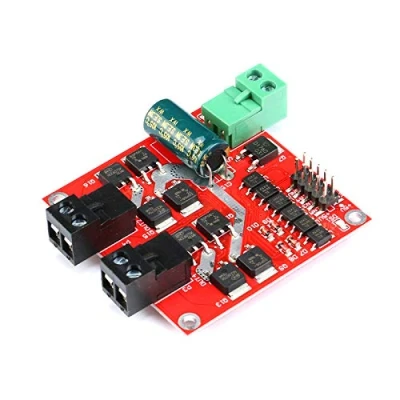 Immagine di iHaospace 7A 160W Dual H Bridge DC Motor Drive Module PWM Speed Controller Board