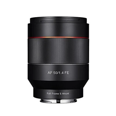 Immagine di Obiettivo Samyang 1 AF050 F 14SFE 50mm F1.4 AF con messa a fuoco automatica per connettore Sony E Mount nero