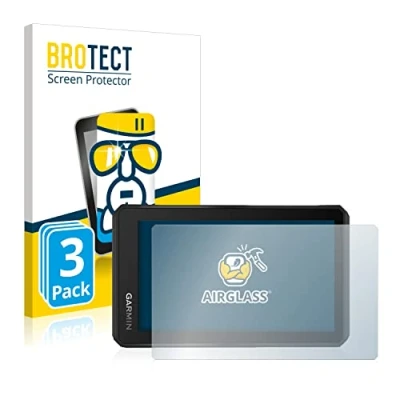 Immagine di brotect Pellicola Protettiva Vetro per Garmin Tread 5.5&quot; Protezione Schermo (3 Pezzi) [Durezza Estrema 9H, Chiaro]