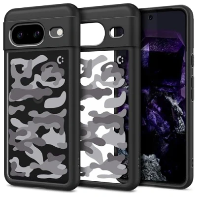 Immagine di Spigen Ultra Hybrid Compatibile con Google Pixel 8 Military Camo Black